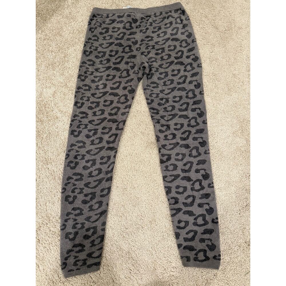 Barefoot Dreams CozyChic Ultra Lite Leopard Print Leggings Size L NWT - Picture 7 of 7